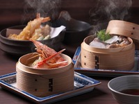 [November and December] Steamed seafood and seasonal vegetables set meal