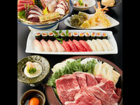 特選黒毛和牛のすき焼きコース　7500円（全7品）