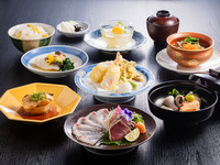 【雲海会席】 前菜、刺身、焚合、焼物、など