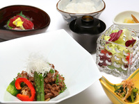 Grilled beef with special soy sauce set meal