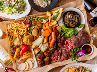 歓送迎会"超"プレミアム《飲み放題120分》肉のオールスター！すべてを詰め込むとてつもない爆盛★国産ウイスキー「響」も飲み放題！歓送迎会特典＜メッセージプレート＆スパークリングワインラベル名入れサービス！