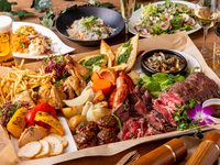 《超プレミアム飲み放題120分》肉のオールスター！すべてを詰め込むとてつもない爆盛★響付き