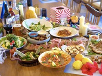 Christmas dinner course