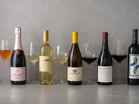 【King+Glass Wine Set – Premium California: 30,800 → Special price 29,000 yen】 A premium course featuring luxurious ingredients and signature dishes, plus 5 premium California wines.