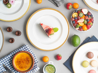 Bordeaux cake set
