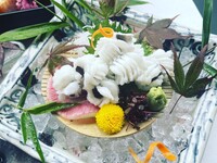 [Kamogawa River summer seating] Conger eel shabu-shabu hotpot course, 6 dishes