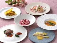【OASIS】季節のイタリア料理フルコース＋フリーフロー付きプラン（椿・桜）