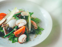 マグロのニース風マグロサラダ　スープ・パン付き