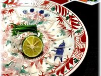 Snow-aged Wagyu beef and puffer fish banquet: 35,200 yen