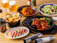 【2時間飲み放題付】各種宴会やパーティーに♪ 前菜、お肉、パスタなどを楽しめる「スタンダードコース」