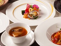 ◆株主様専用〈土日ランチ〉【ふかひれランチ】フカヒレと衣笠茸の熱々スープがメインの全6品ミニコース☆