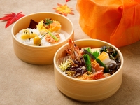 [Makan siang di Kikugetsutei di Taman Ritsurin] Bento musiman(termasuk matcha dan manisan)