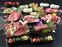 - Delicioso curso de 15 pratos de carne Kobe e carne Kuroge Wagyu -