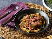 飲み会、歓送迎会おすすめ｜『US産牛ハラミの鉄板グリル×ビール含む全60種超の飲み放題(金土祝前日 2H)』など8品5皿