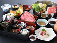 Sukishabu Kaiseki — “Ume” (sukiyaki–shabu fusion kaiseki, Ume course)