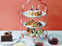 Blue Afternoon Tea + Free Drinks & Cafe + Choice of Cut Cake