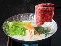 季節御膳～しあわせ絆牛 豆乳鍋御膳 +珈琲