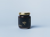 Bean jam with rum raisins