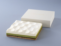 <配送>ダブルチーズケーキ【プレミアム抹茶】フルサイズ（冷凍商品）