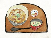 信玄鶏の親子どんぶり