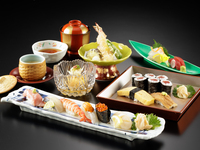 【宿泊者専用ディナー】寿司膳(瑠璃）2025-2026