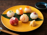 <Weekday Lunch> Temari Sushi Making Experience Course (Includes selected pork dashi shabu-shabu and matcha tea) *Reservations required by the day before