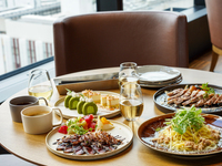 【パーティプラン】前菜やパスタ、肉料理やデザートなど全8品+90分飲み放題+メッセージプレート