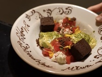 Celebration dessert plate