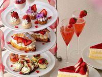 あまおう苺と花のアフタヌーンティー～乾杯ﾄﾞﾘﾝｸ付き～