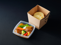 【主食 バターライス】⑩北海道産鶏もも肉と彩り野菜のカレーBOX