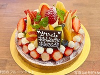 Seasonal fruit tart [Diameter approx. 16cm] For around 4 people [4,628 yen excluding tax]