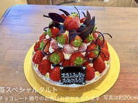 [Reservations can be made until May 18th] 🍓Strawberry Special Tart [Diameter approx. 20cm] For around 8 people [9,109 yen excluding tax]