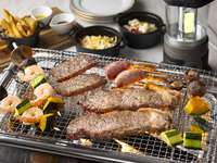 [Weekends & Holidays] Let's Enjoy Exclusive Benefits Included: Platinum Terrace BBQ Dinner Part 1 ★Standard Set★ (2-hour all-you-can-drink + complimentary sparkling wine)