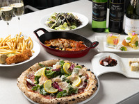 [Rooftop beer garden with a spectacular view] Premium plan (free pizza refills & free drinks included)