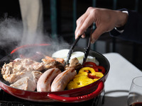 [Rooftop beer garden with a spectacular view] BBQ plan (free pizza refills & free drinks included)