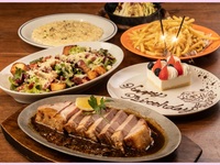 【カジュアルanniversaryプラン】記念日を彩るメッセージプレート付コース全6品『お料理のみ90分制』3,000円6品