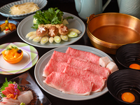 [Specially selected Yamagata beef A5 fillet plum kaiseki course] Yamagata beef A5 fillet - sukiyaki or shabu-shabu or steak 22,000 yen ☆Private rooms also available