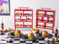 [Saturdays, Sundays, and holidays] Classic American diner-themed meat afternoon tea