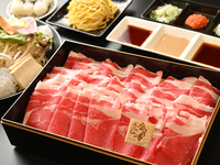 All-you-can-eat Hokkaido black beef shabu-shabu course