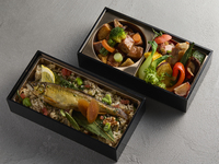 French Sweetfish Two-Tiered Bento - [Shared Boat] Boat Ticket Package