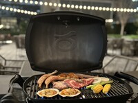 本格グリルオーブン♪1台で8名様まで可能！アメリカングリルが使用できるグレードアッププラン！