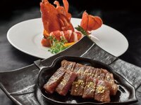 近江牛とオマール海老のクリスマスコース  極上サーロイン140g