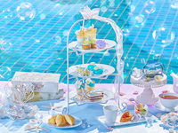 【 平日通常席 カフェフリー】マーメイドブルー アフタヌーンティー〜トロピカルサマー〜