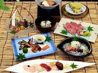 【夜景×握り寿司やすき焼き風小鍋　京の夏の風物詩 鱧 若鮎が愉しめる会席】　比叡