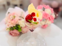 ライチとラズベリーのパフェ(プレートなし)