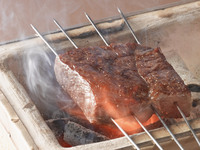 Surlonge spéciale de bœuf de Kobe grillée au charbon de bois 130g