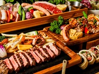 【WEB特典10％OFF】🍗テラスBBQ（セミブッフェ付）　