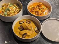 New 【Biryani Lunch】Biryani+2kinds spice curry +Mix Salad with Coffee or Spice Tea or Chai + Choice of Spice lab Tokyo Special Desserts as  additional 