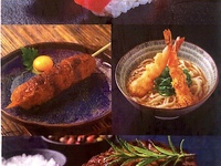 [Purple Course] Special full course including the specialty "Tama-te-bako", dragon roll, black wagyu beef steak and shrimp tempura udon (15,000 yen)