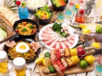 【Roof top beer restrant】　 BBQ set